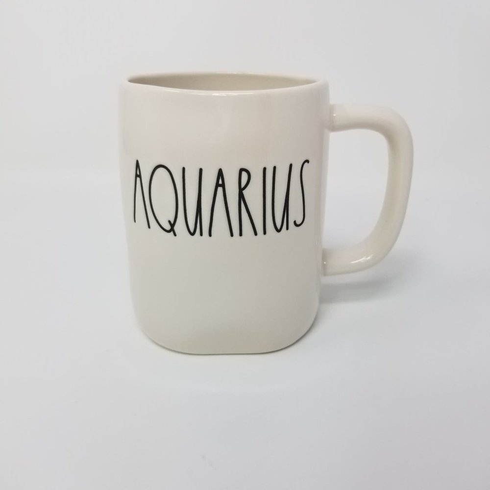 Rae Dunn Zodiac Aquarius Mug